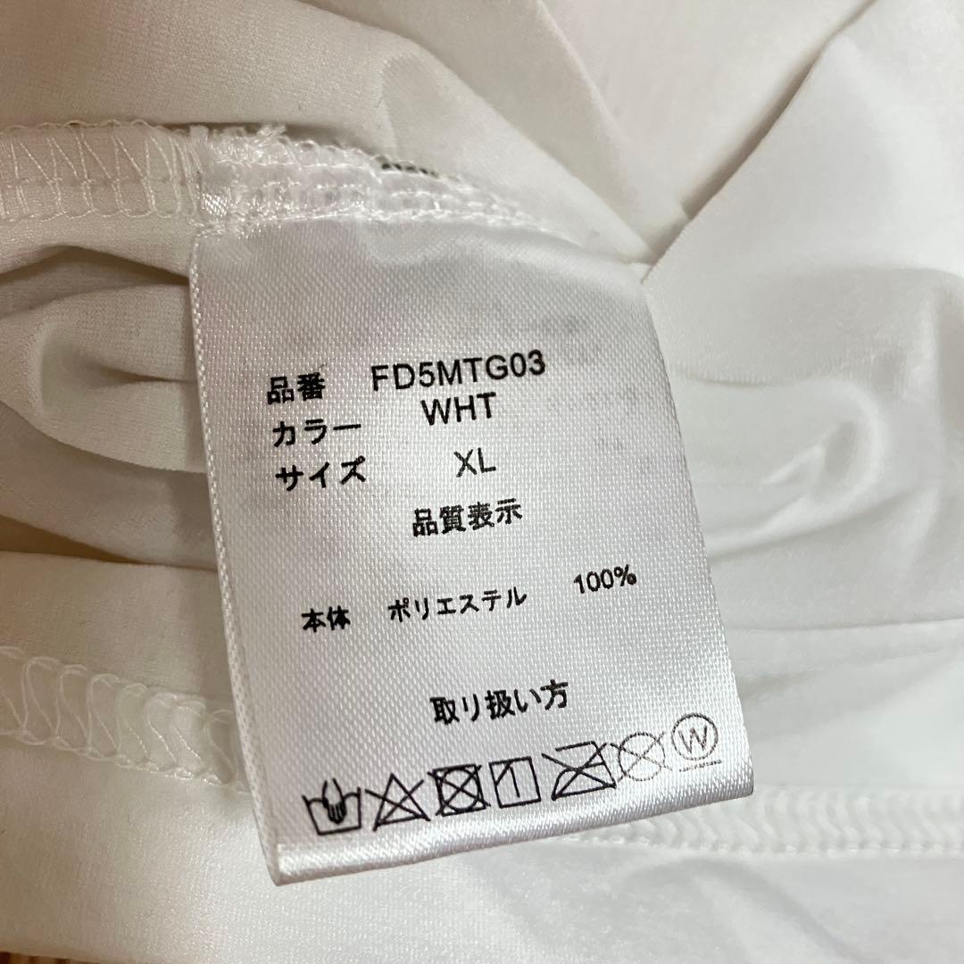 FIDRA ゴルフメンズ　モックネックシャツ 白　LL 新品