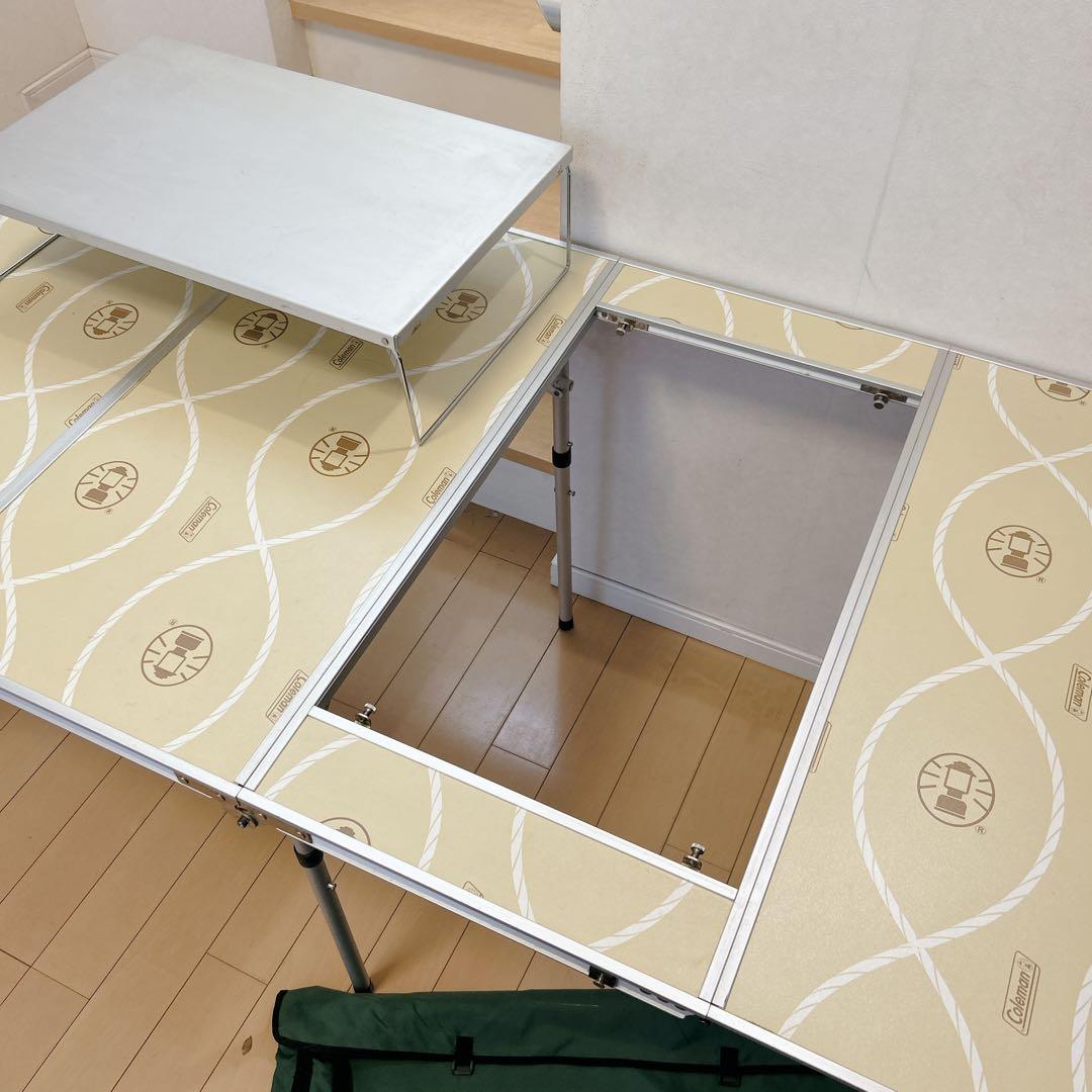 Coleman スリム四折BBQテーブル 横幅160cm