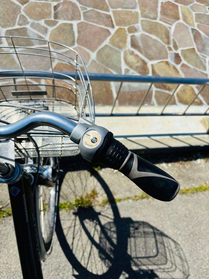 愛知県一宮市受取条件　アルベルト　自転車　L型　27インチ　鍵3本　黒色ブラック