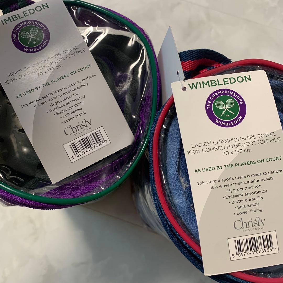 バヤシ　ウィンブルドン 2018年　記念タオル 2枚セット