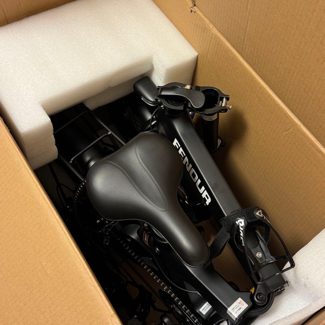 【新品】EENOUR 電動アシスト自転車 C2 ブラック (専用バッテリー付き)