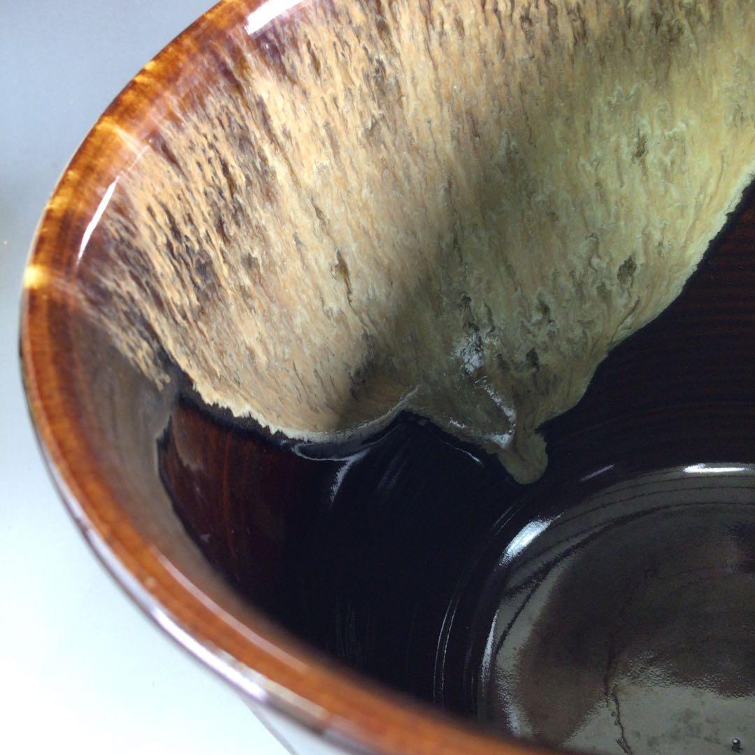 Ｒ８８　水指　『高取焼』『青柳翠峰造』『一重口水指』　共箱　茶道具
