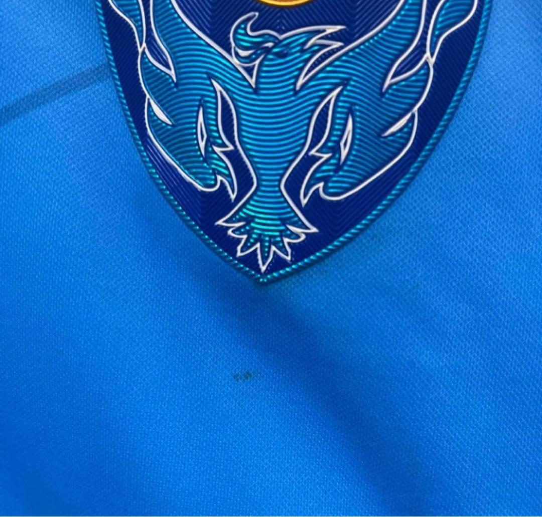 ヒュンメル 三浦知良 カズ 横浜FC 2014 ユニフォーム ゲームシャツ 半袖