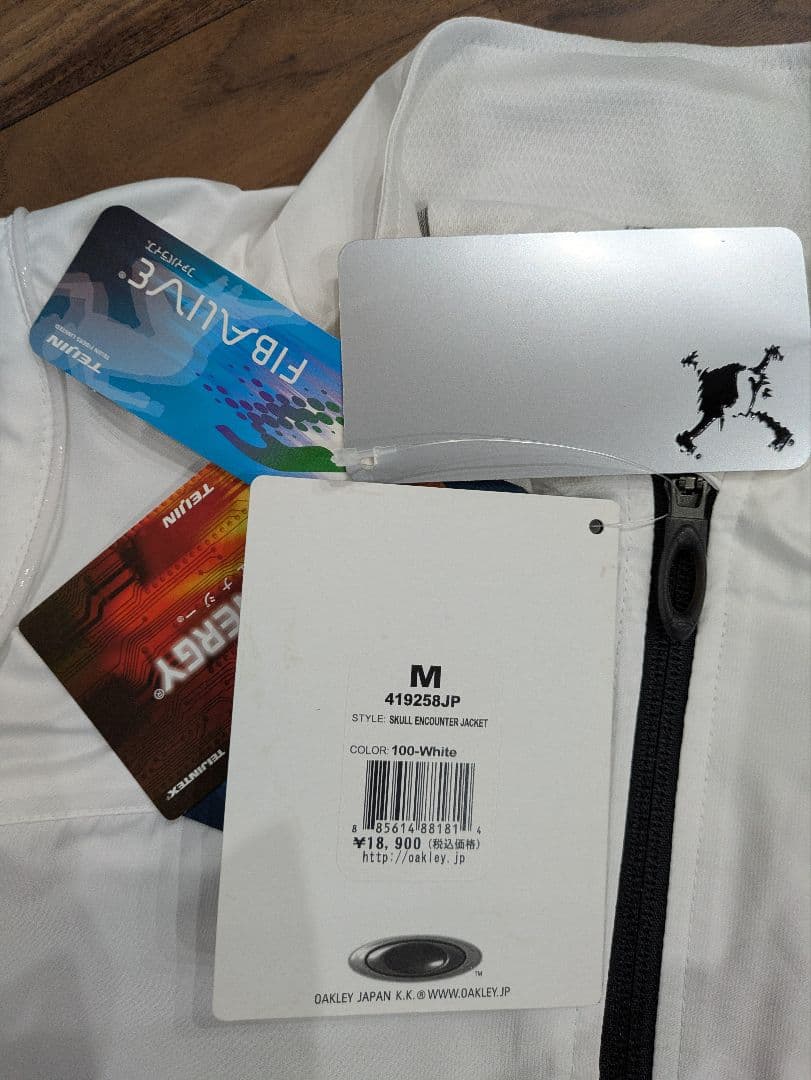 新品！Oakley メンズ ゴルフジャケット M ホワイト