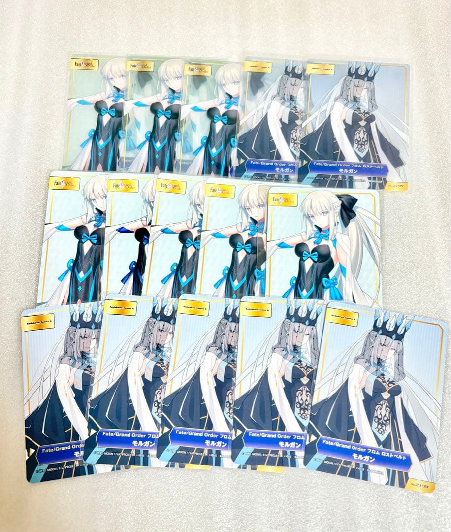 fgo TYPE-MOONフェア クリア　ノーマルカードセット　　モルガン