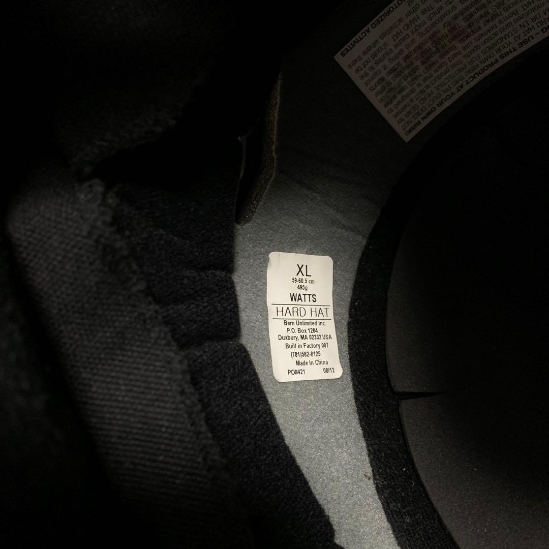bern WATTS XL スノー用アクセサリー付き MATTE BLACK