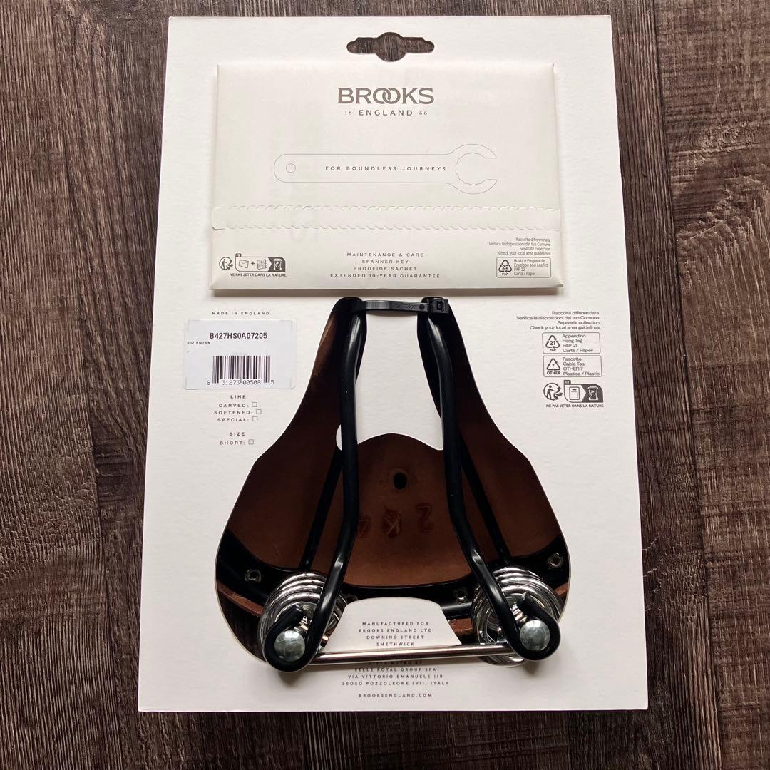 BROOKS B67 brown レザーサドル ブルックス