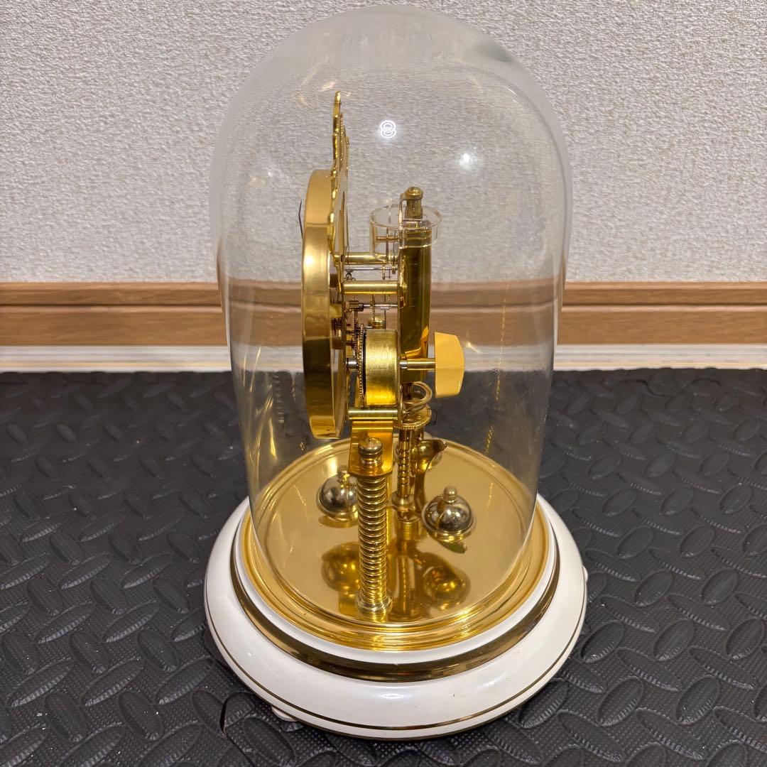 【動作品】日新時計　MASTER ドーム型　回転振り子時計 １００ DAY