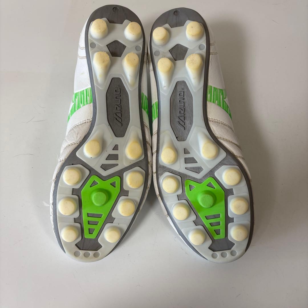 Mizuno Morelia Neo サッカースパイク ホワイト/グリーン