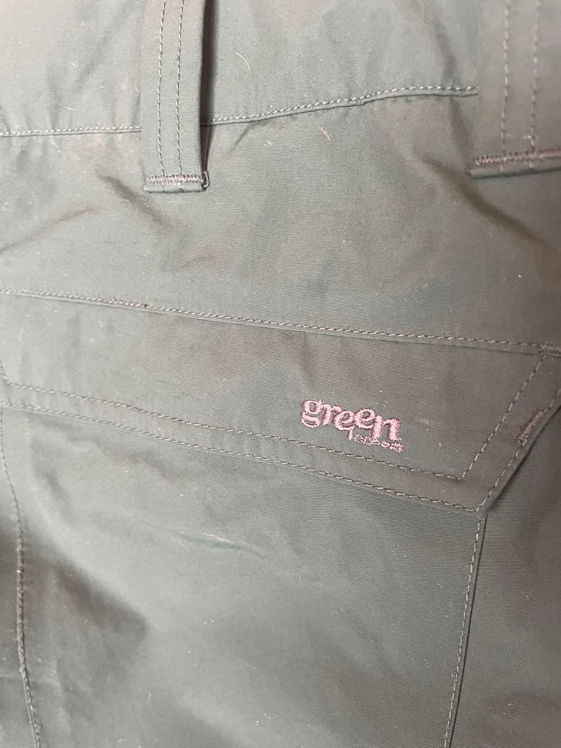 スノーボードパンツ ダークグリーン