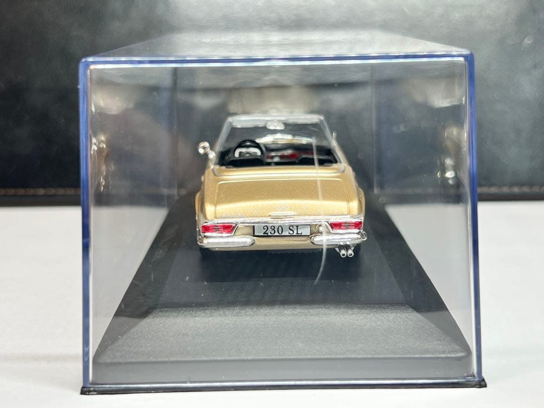 名車230 SL 1963 ゴールド ミニカー　1/43