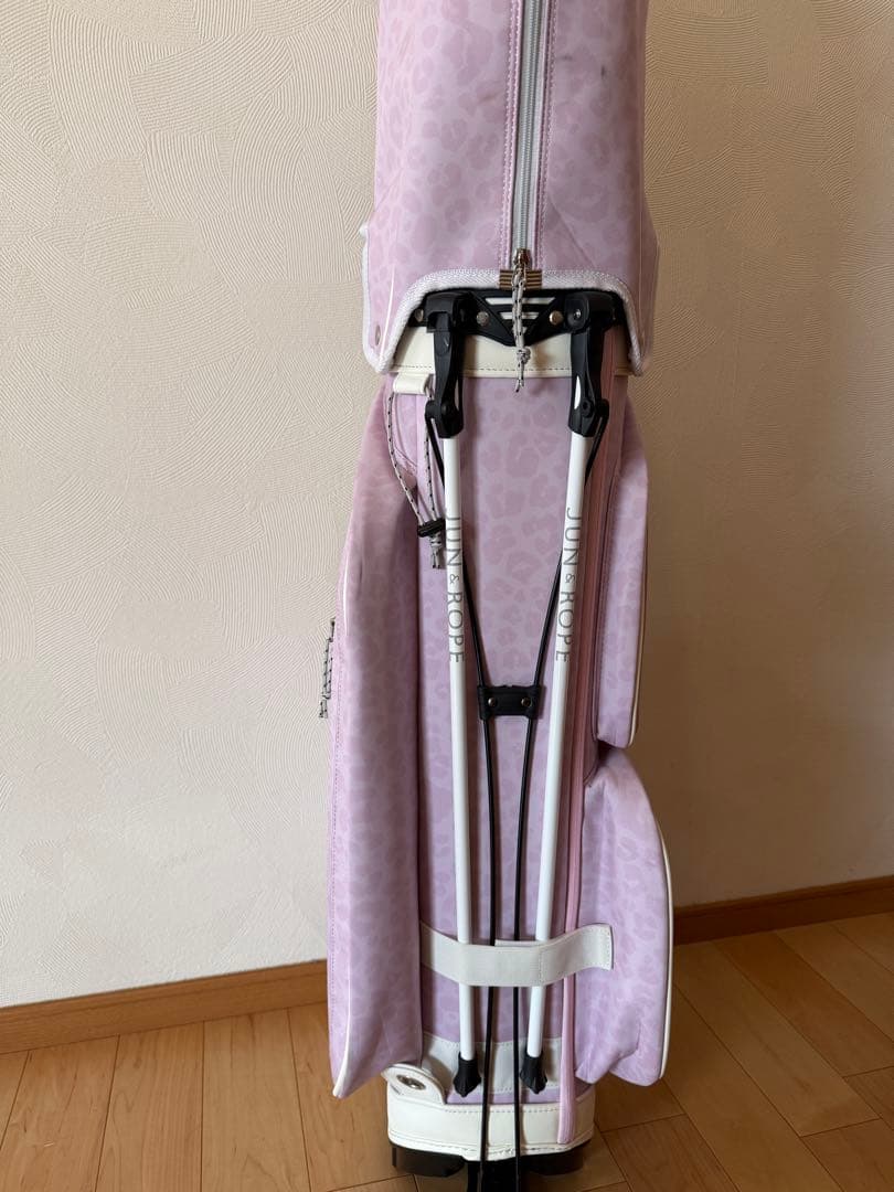 JUN & ROPE ヒョウ柄キャディバッグ