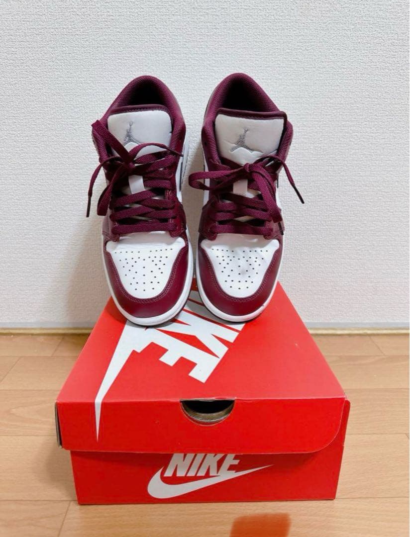 シューズ(女性用) NIKE AIR JORDAN 1 LOW \"BORDEAUX\" CHERRY