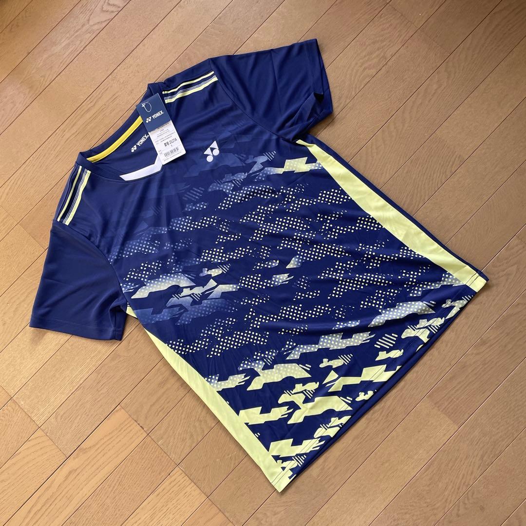 ヨネックス　YONEX テニス＆バドミントン　ゲームウェア　新品　Lネイビー