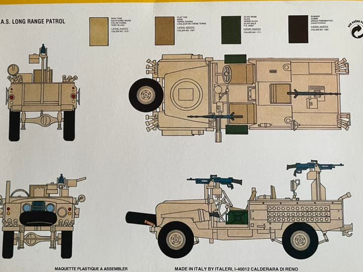新品　ランドロ—バー　1/35 タミヤ&イタレリ　SAS 3台セット
