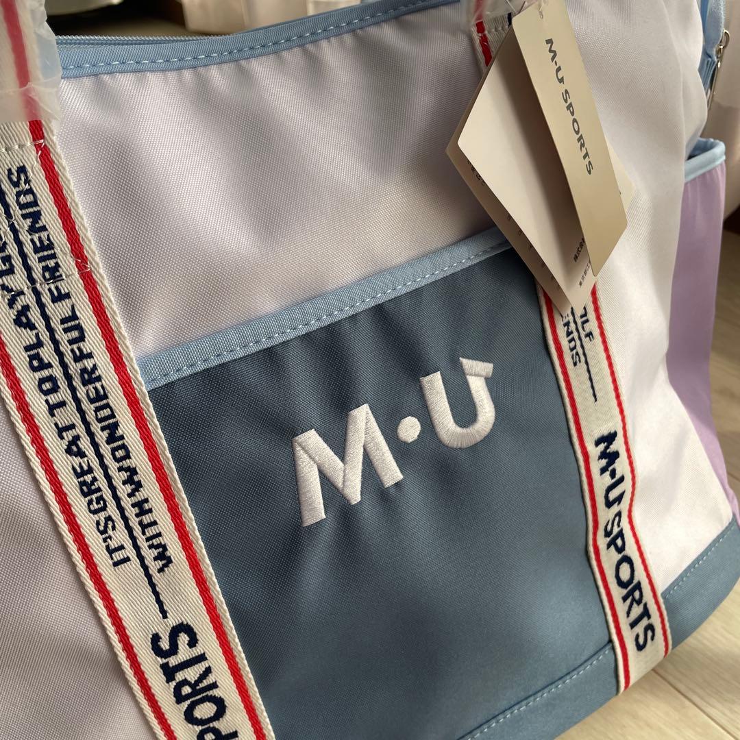 MUスポーツゴルフ✳︎ 新品タグ付き未使用ポケットたくさん大きめ旅行バッグ
