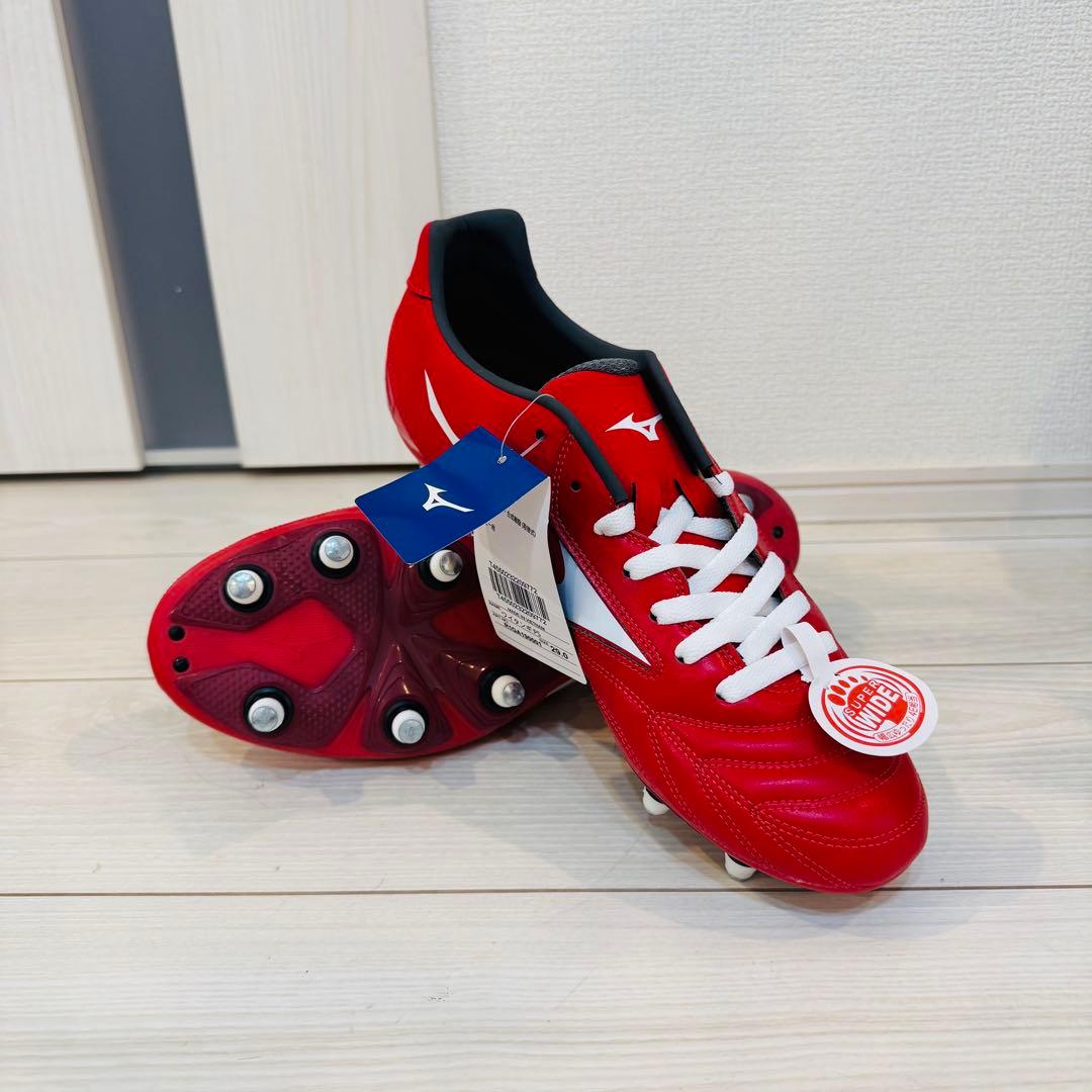 ラグビースパイク／29.0／赤×白／R1GA190001／新品・未使用品