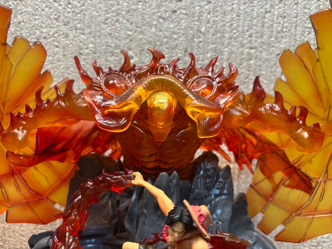 ワンピース　エース　白ひげ　フィギュア　ガレージキット　19cm