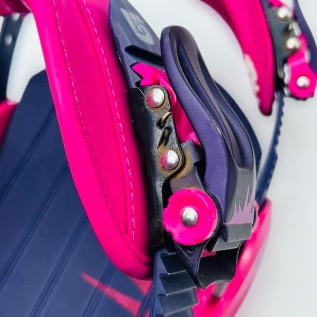 BURTON CUSTOM Sサイズ ピンク×ネイビー ロゴ 上位モデル