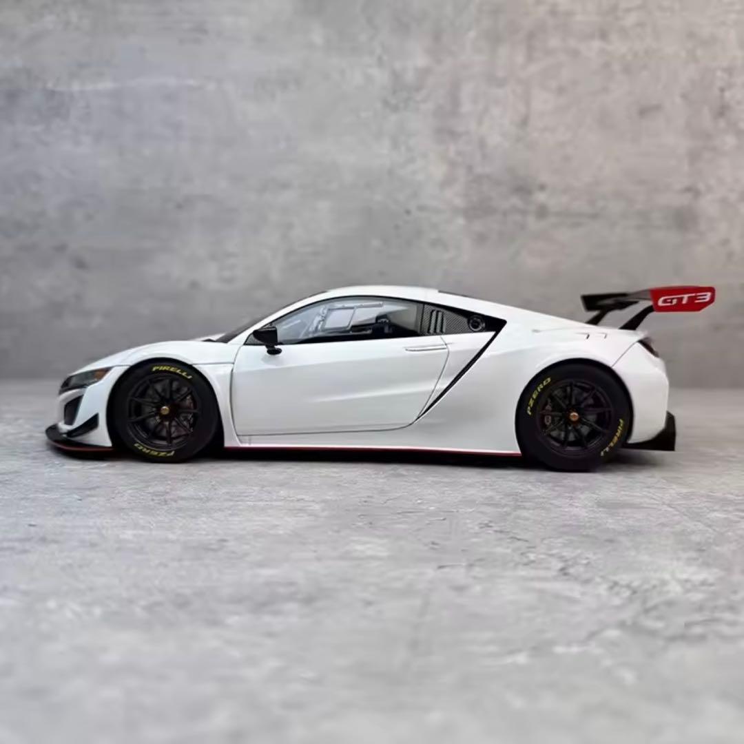 AUTOart NSX GT3 ホワイト 1/18スケールモデルミニカー