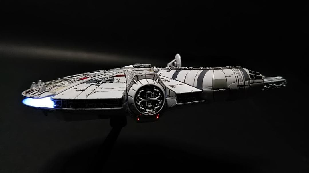 ミレニアムファルコン MF 電飾改修 　完成品 ビークルモデル　1/350