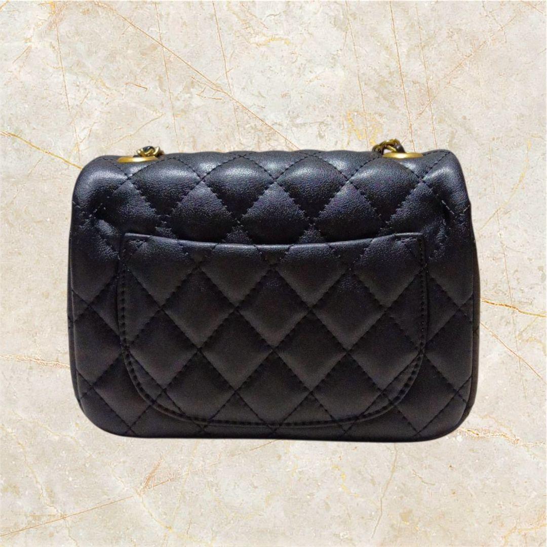 CHANEL ブラック キルティングバッグ♡ノベルティ