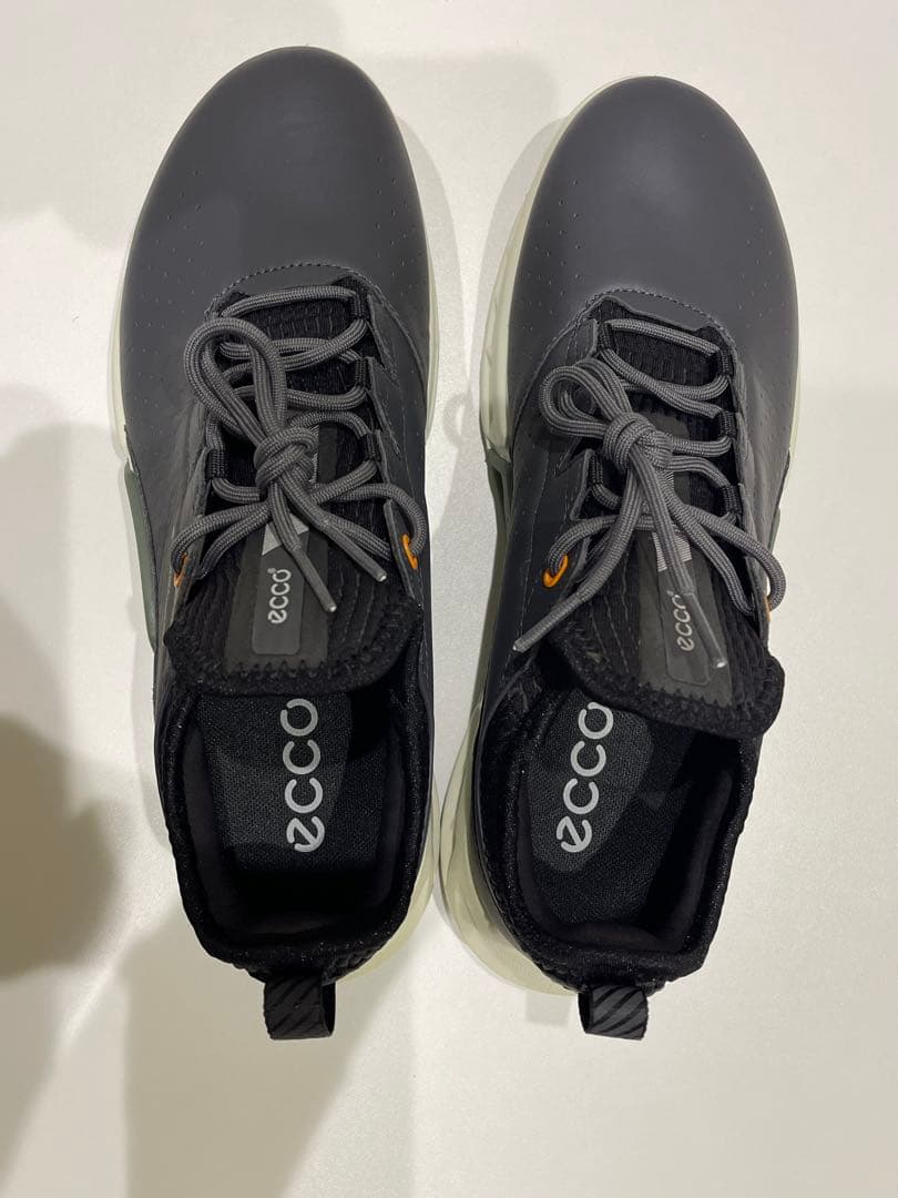 ecco ゴルフシューズ グレー　M Biom C4 【靴ひもタイプ】メンズ