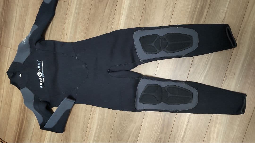 AQUA LUNG フルスーツ ブラック・グレー 軽器材セット