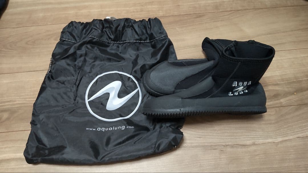 AQUA LUNG フルスーツ ブラック・グレー 軽器材セット
