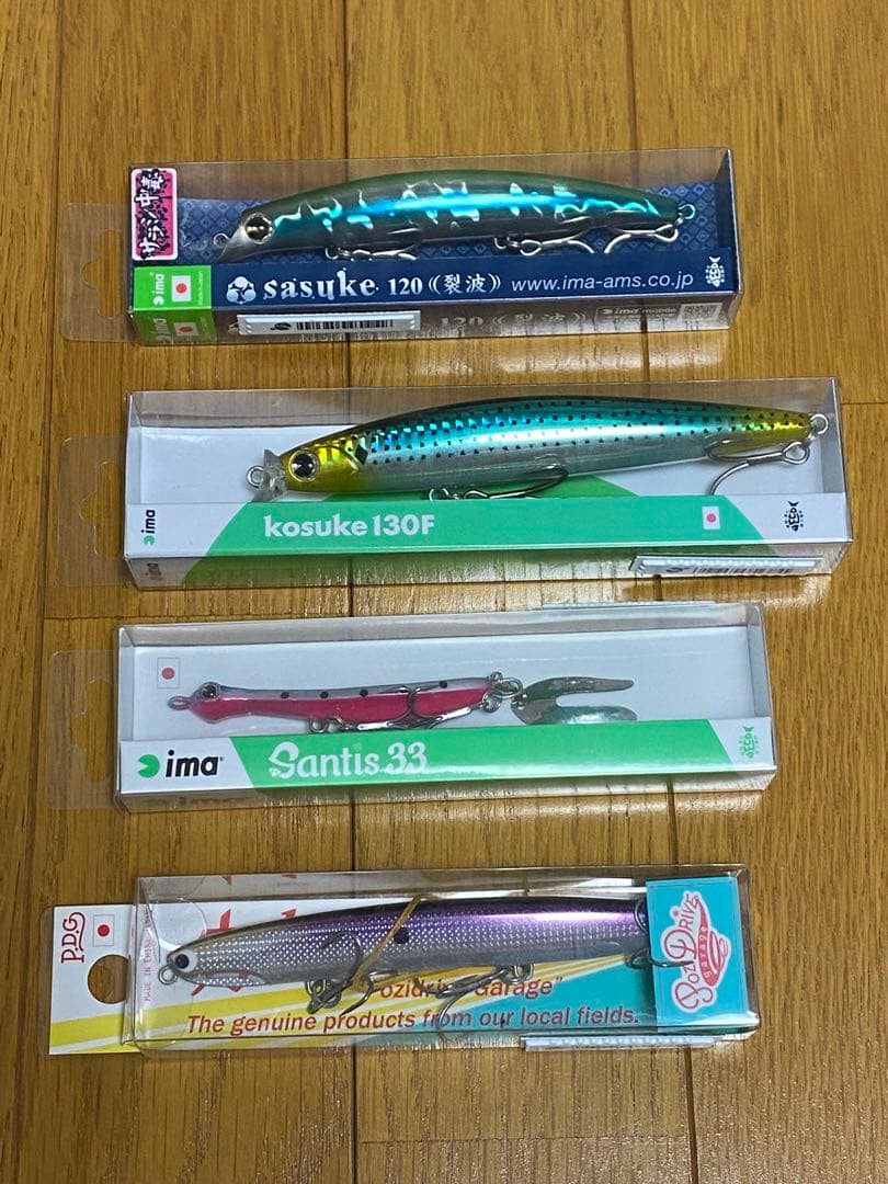 sasuke, kosuke, Santis, カタクチジョニー　ルアーセット