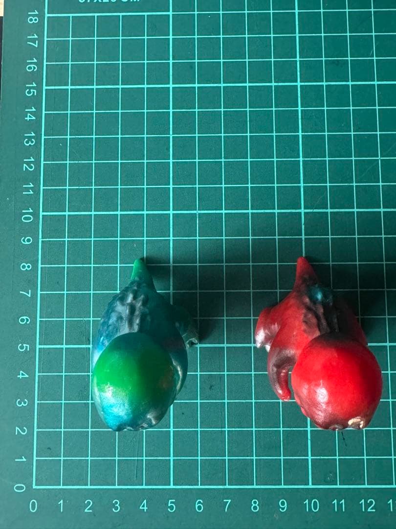 M1号ブルマァクタイプ大怪獣ゴジラシリーズ ミニミニラ　赤成形　緑成形