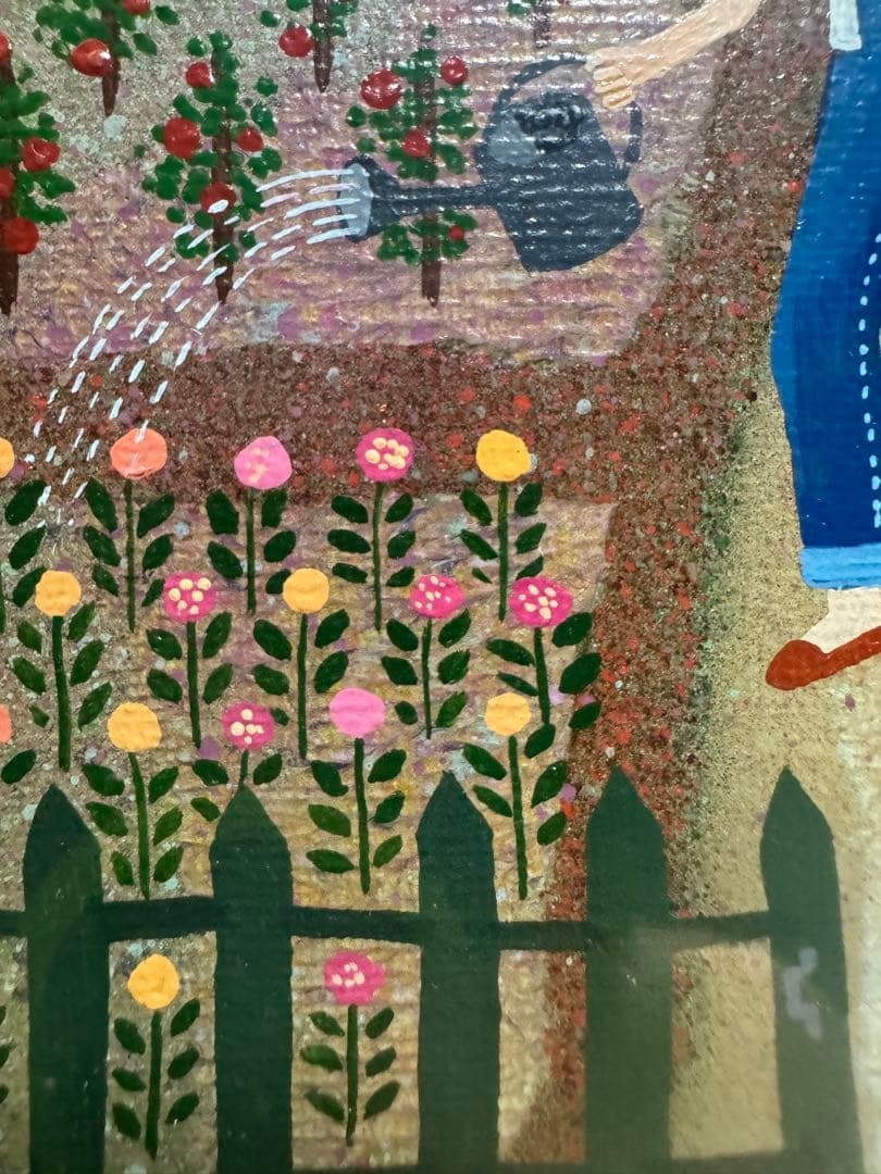 アンビエール　油絵　1点もの　希少な80年代の作品　コレクターもの　真作
