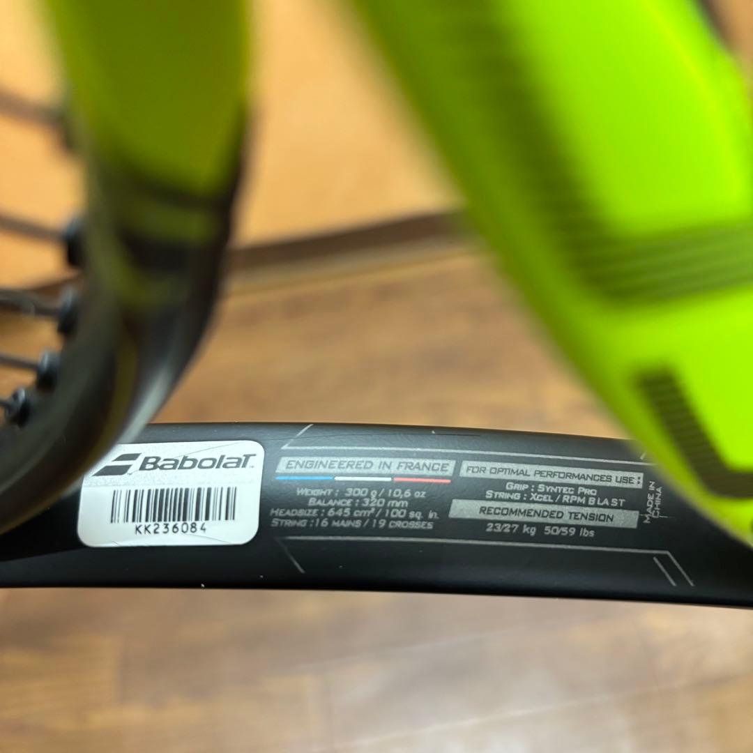 ☆美品☆ 【Babolat】Pure Aero バボラ ピュアアエロ