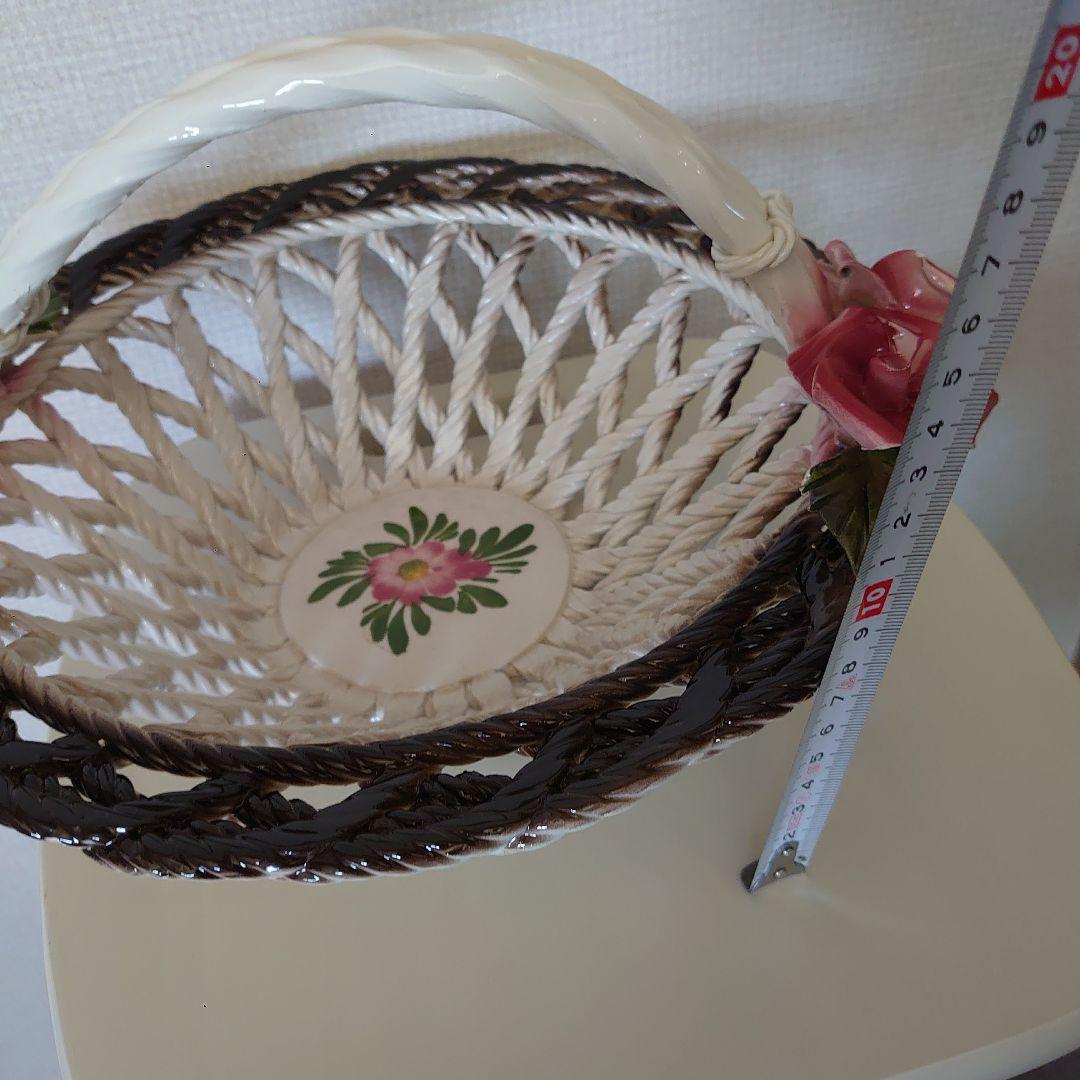 美品陶器バスケット