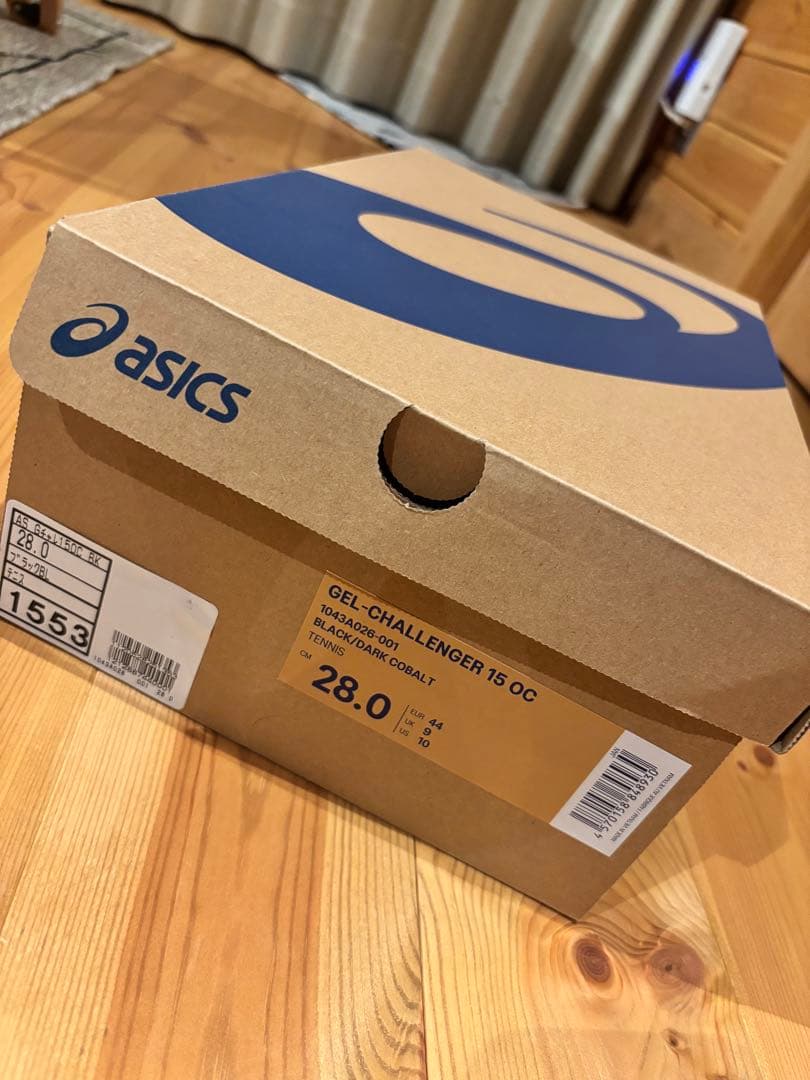 asics GEL-CHALLENGER 15 28.0cm 黒　オムニクレー)