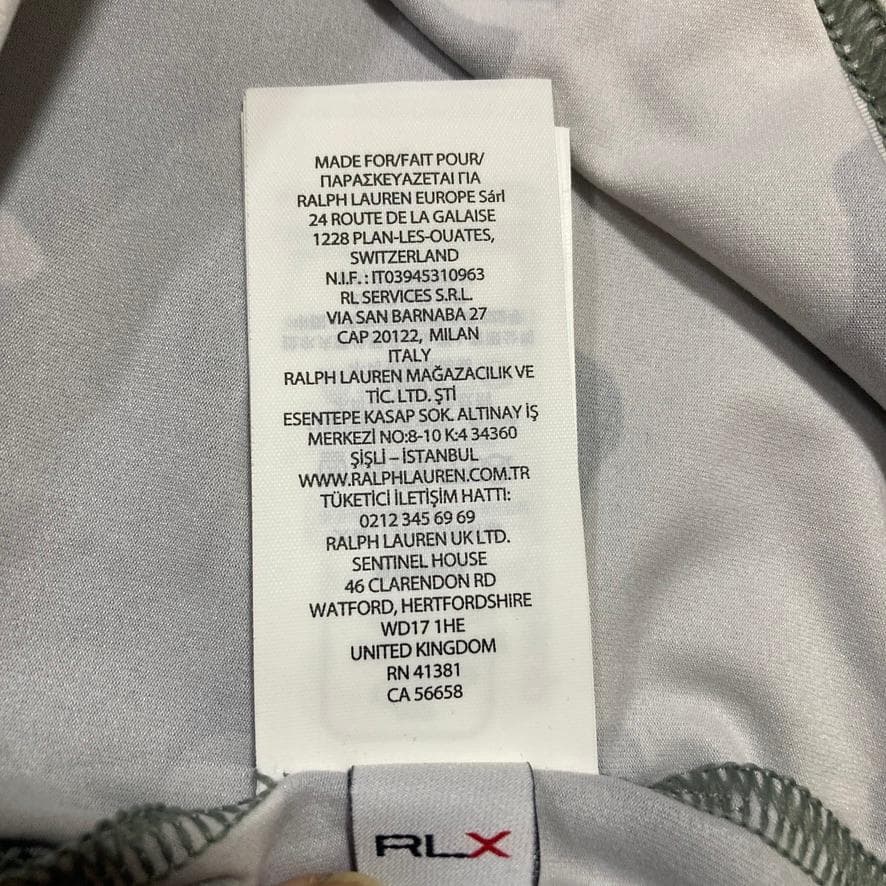 RLX Ralph Lauren Golf 迷彩 ドライバー柄 ハーフジップ
