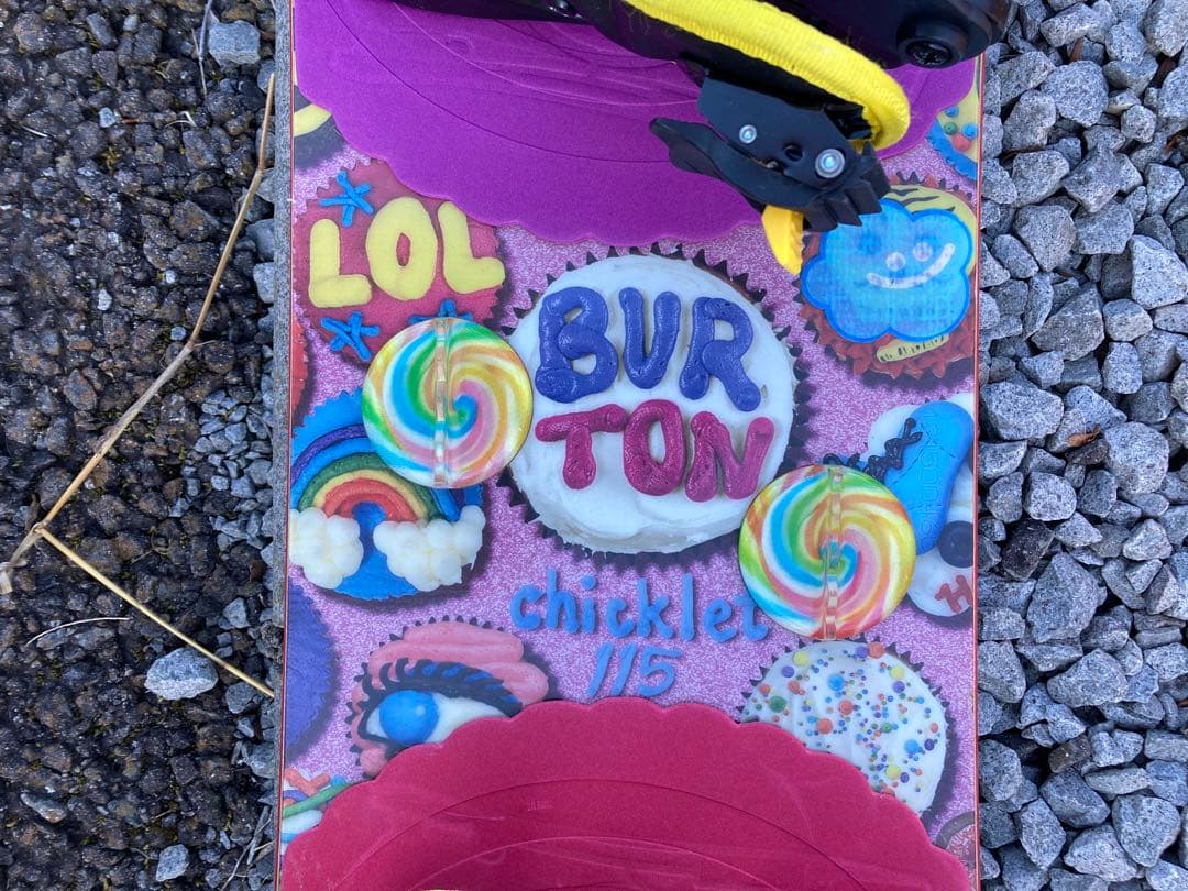 【値下げ】Burton Chickletスノーボードリグレットリール付き
