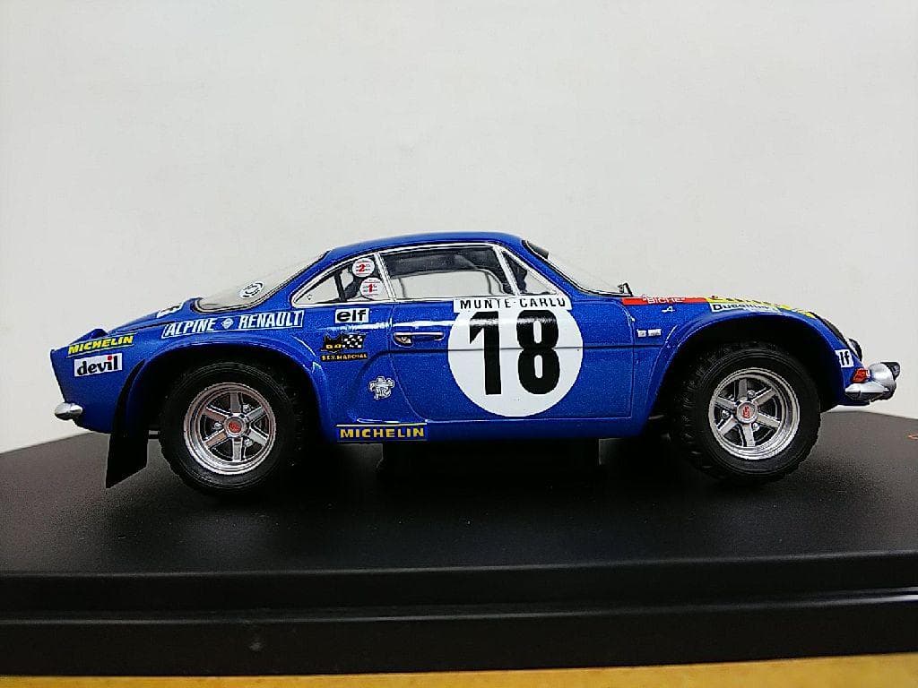 イクソ ルノー アルピーヌ A110 #18 ラリー 1973 1/24ほど