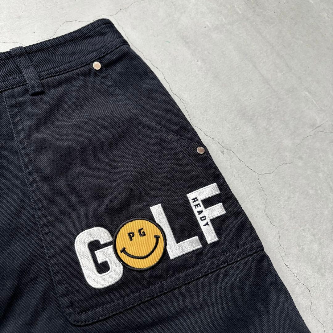 【美品】韓国パーリーゲイツ ミニスカート インナーパンツ ポーチ付き にこちゃん
