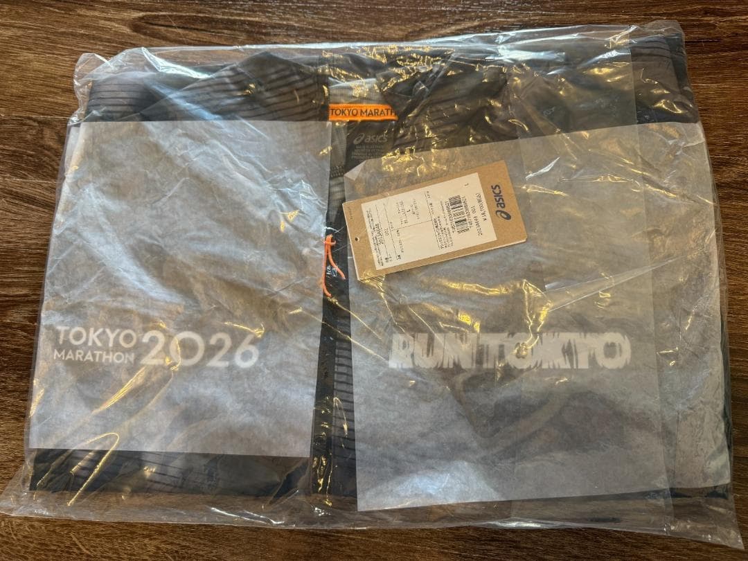 ASICS東京マラソン2026RUN TOKYOウィンドブレーカーブラック S