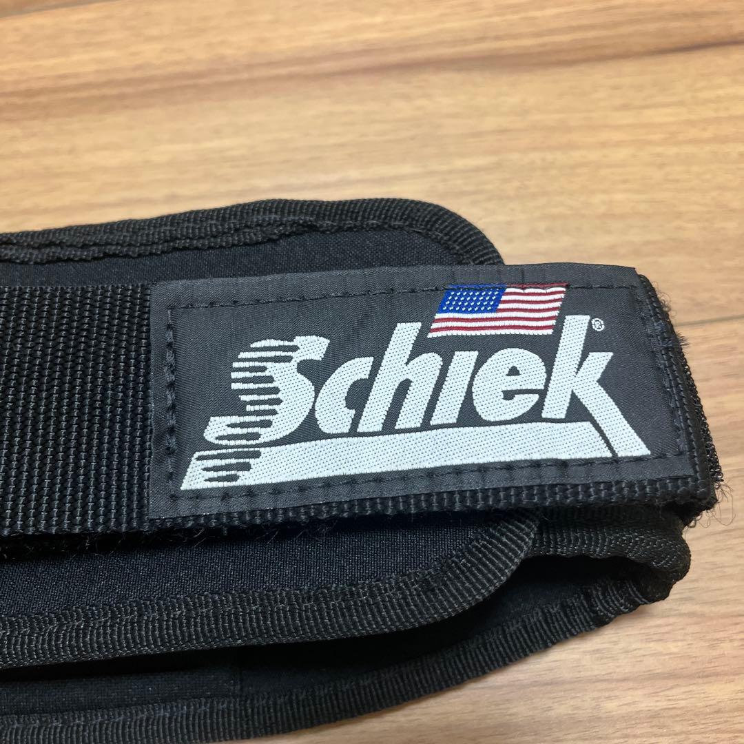 Schiek トレーニング・パワーベルト 黒 Sサイズ