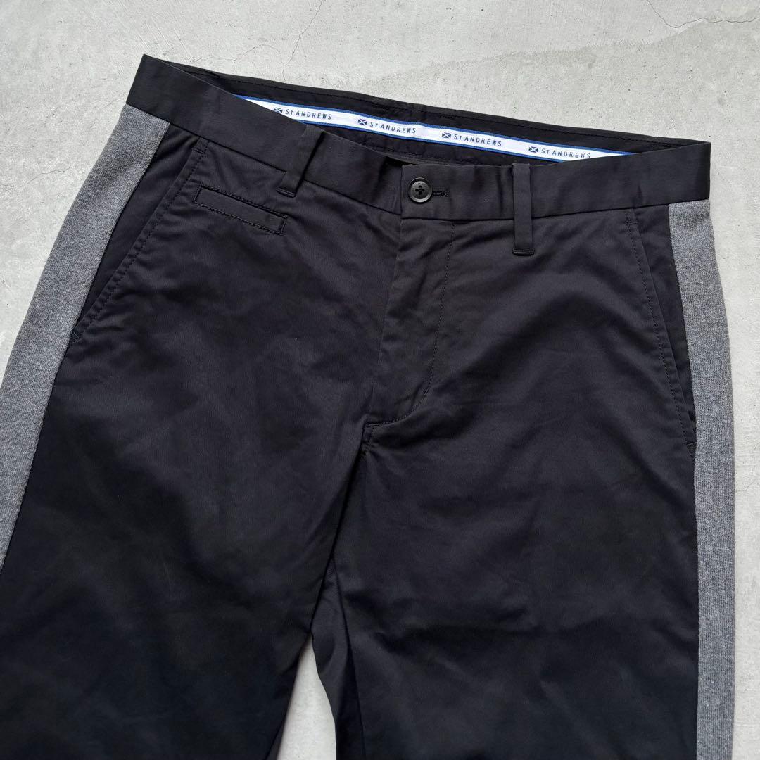 St ANDREWS セントアンドリュース ストレッチロングパンツ サイドライン