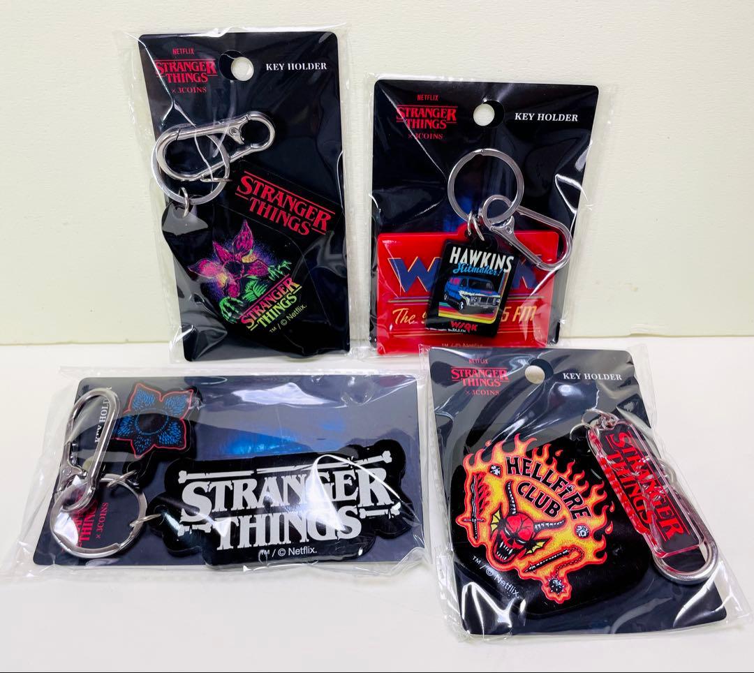 STRANGER THINGS × 3COINS キーホルダー　4種コンプセット
