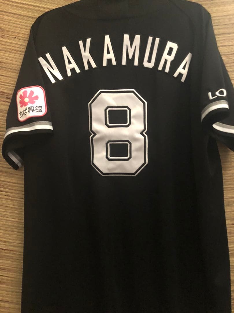 千葉ロッテマリーンズ 中村奨吾選手　レプリカユニフォーム Lサイズ　ビジター