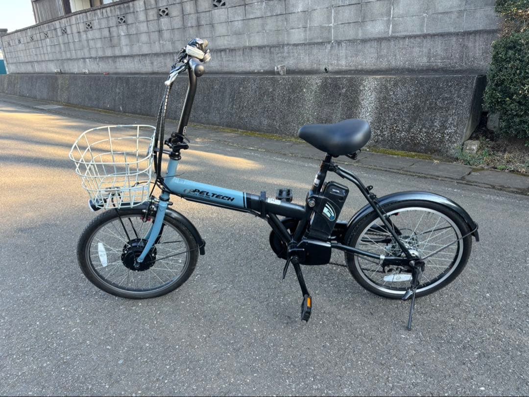 折りたたみ電動アシスト自転車　 Peltech 208 ペルテック 送料無料