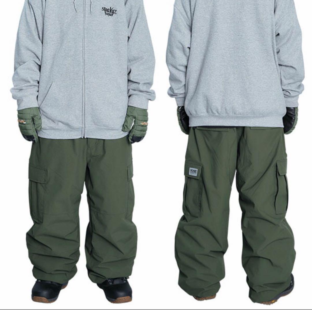 ROMESDS BAGGY CARGO PANTS XXLサイズアーミーグリーン