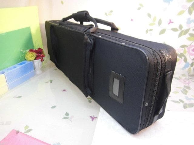 ☆新品未使用(送料無料)11.000円沖縄三線専用　N本格セミハードケース　黒色