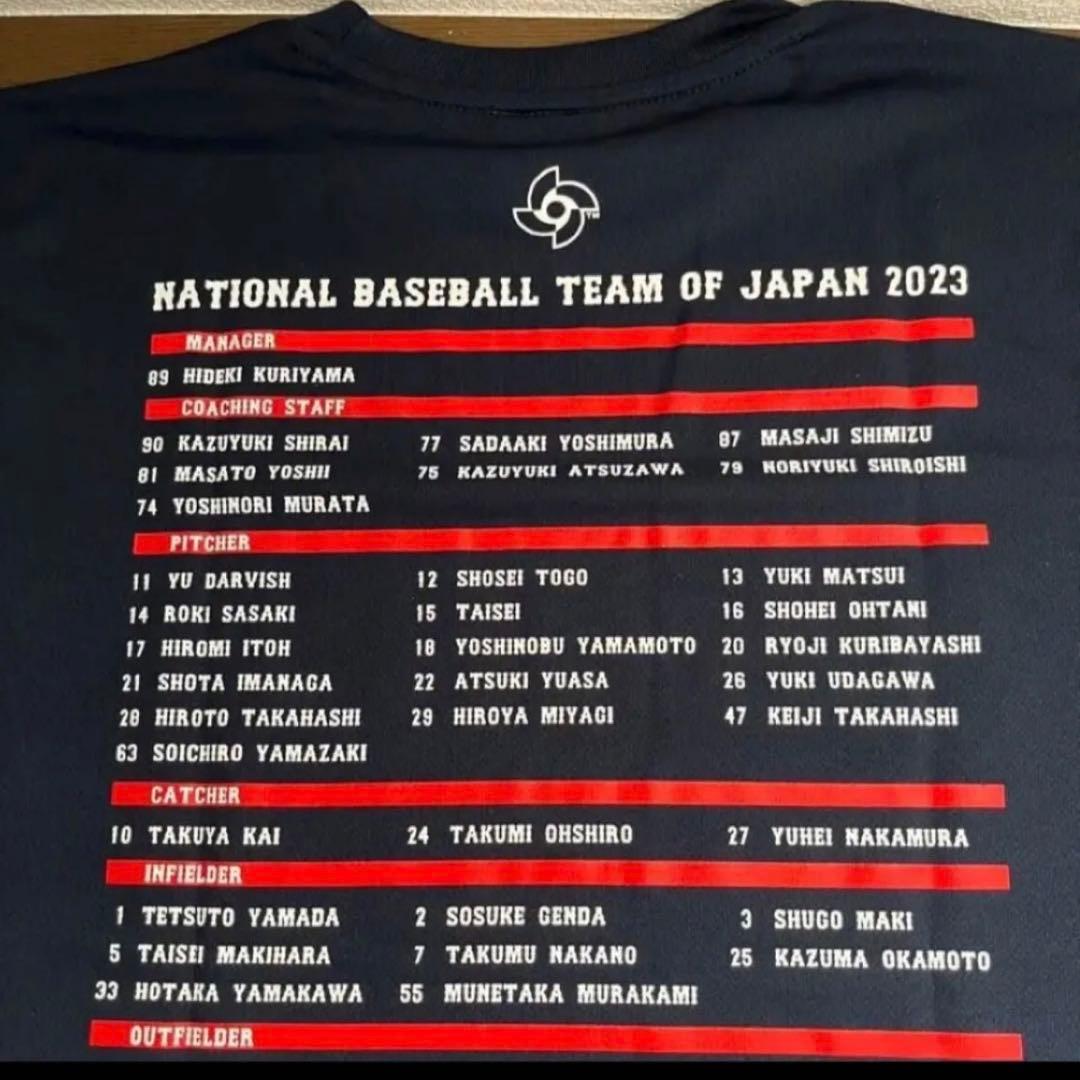 《新品未開封》2026レプリカユニフォーム 大谷翔平 2023 優勝記念Tシャツ