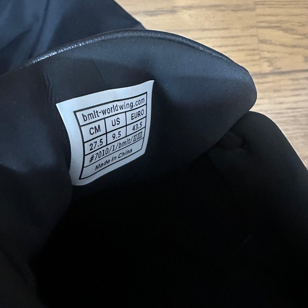 BeMoLo ビモロスパイク ブラック 27.5㎝