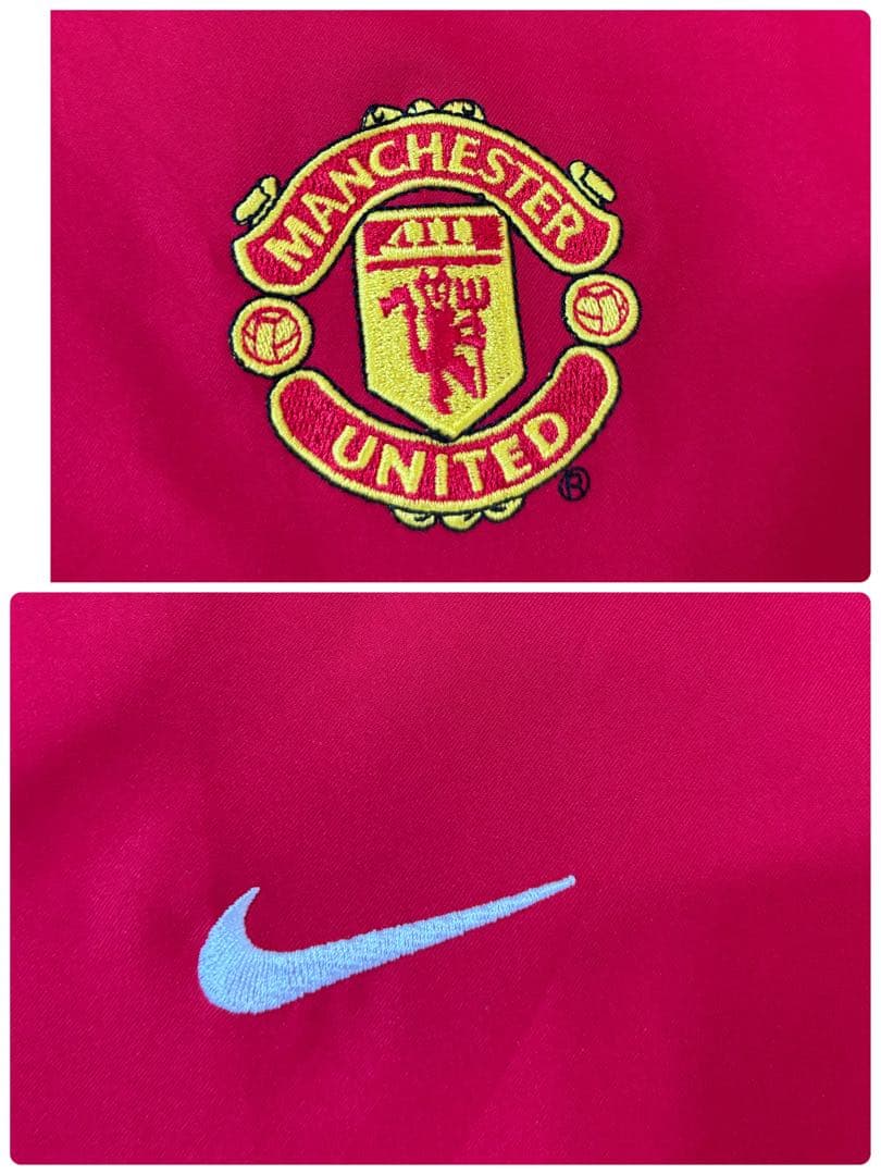 NIKE マンチェスター・ユナイテッド　刺繍ロゴ　ユニホーム　ゲームシャツ